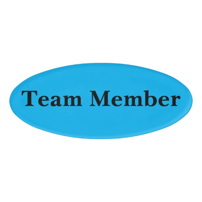 Magnetic Badge - Team Member (Front)