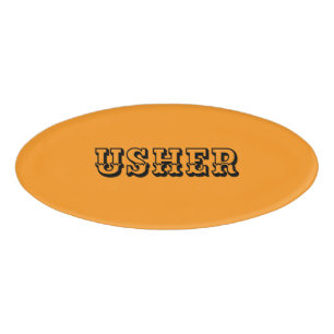 Magnetic Badge - USHER