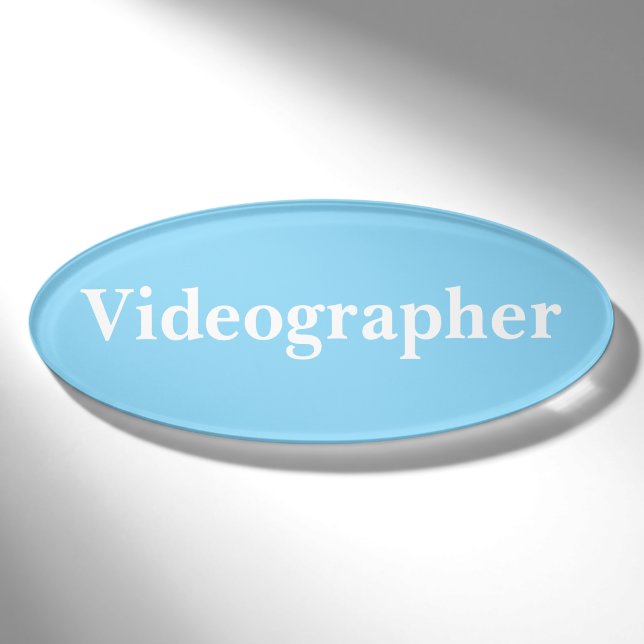 Magnetic Badge - USHER (Front)