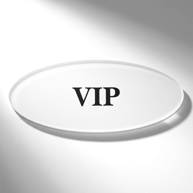 Magnetic Badge - VIP (Front)