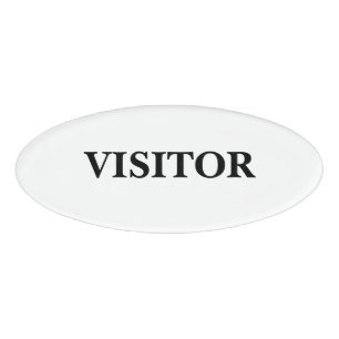 Magnetic Badge - Visitor