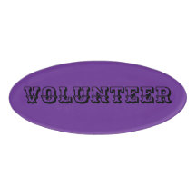 Magnetic Badge - Volunteer