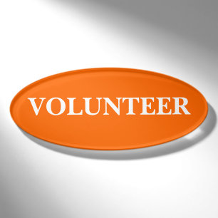 Magnetic Badge - Volunteer