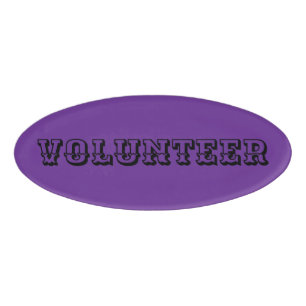 Magnetic Badge - Volunteer