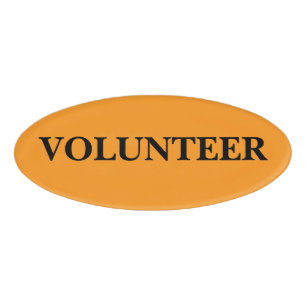 Magnetic Badge - Volunteer