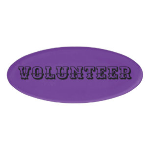Magnetic Badge - Volunteert