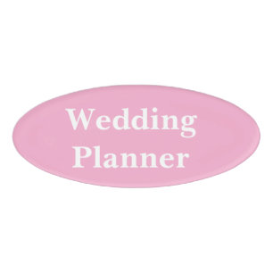 Magnetic Badge - Wedding Planner
