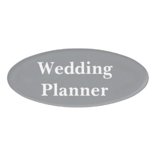 Magnetic Badge - Wedding Planner