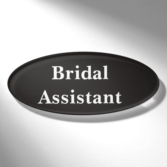 Magnetic Badge - Wedding Planner (Front)