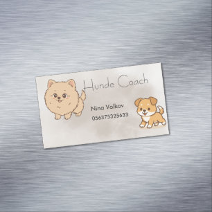 Magnetic Business Card Dog Trainer