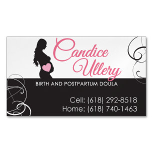 Magnetic Business Card - Doula Services