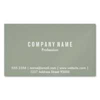 Magnetic Business Card (olive)