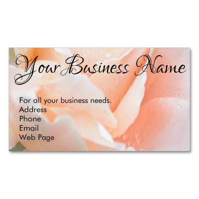 Magnetic Business Cards - Self Promotion (Front)