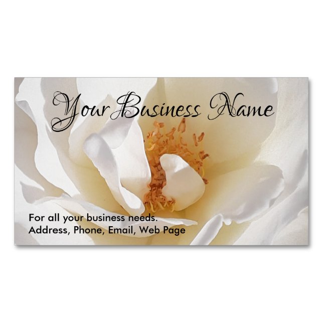Magnetic Business Cards - Self Promotion (Front)