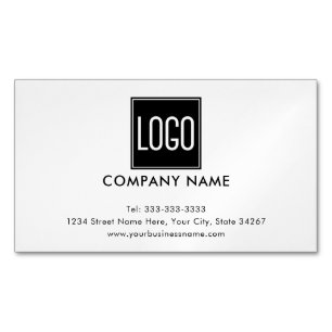 Magnetic Business Fridge Magnet – Logo & Details