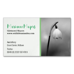 Magnetic Business Gardening Card