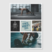 Magnetic card Create your own fitness photo card