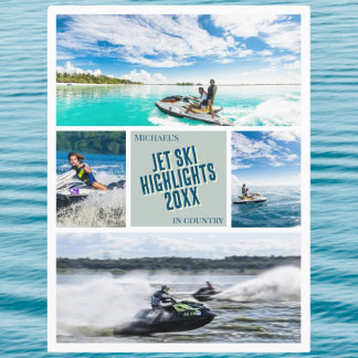 Magnetic card Create your own jet ski photo card