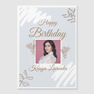Magnetic Card happy birthday card