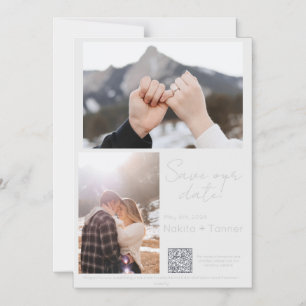 Magnetic Card,  Size: 5" x 7", Envelopes: White Invitation