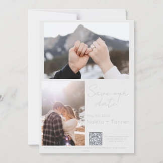 Magnetic Card,  Size: 5" x 7", Envelopes: White Invitation