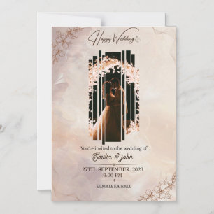 Magnetic Card, Size: 5" x 7", Envelopes: White Magnetic Invitation