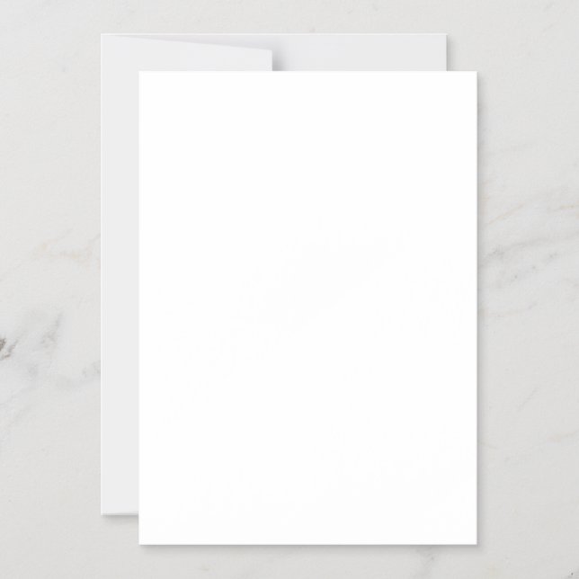 Magnetic Card,  Size: 5" x 7", Envelopes: White Magnetic Invitation (Front)