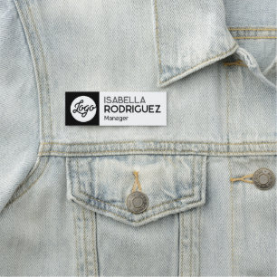 Magnetic Company Employee Staff Personalise Custom Name Tag