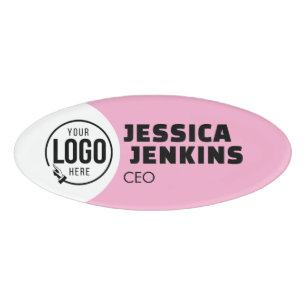 Magnetic Company Employee Staff Personalize Custom Name Tag