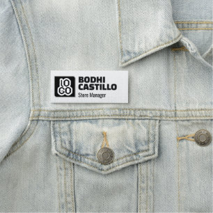 Magnetic Company Employee Staff Personalize Custom Name Tag