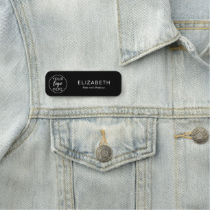 Magnetic Company Logo Employee Job Title Name Tag