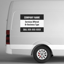 Magnetic Custom Company Car Marketing Sign