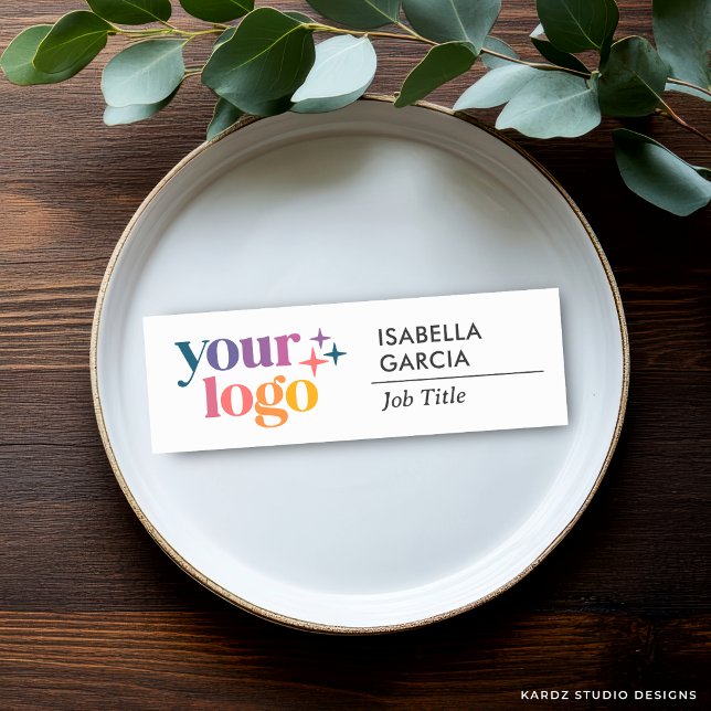 Magnetic Employee Custom Business Name Tag (Creator Uploaded)