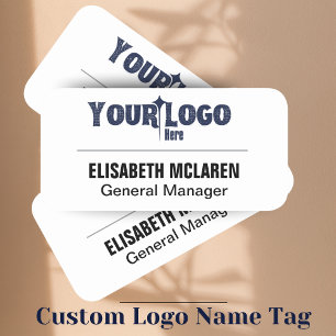 Magnetic Employee Name Tag - Customisable for Prof