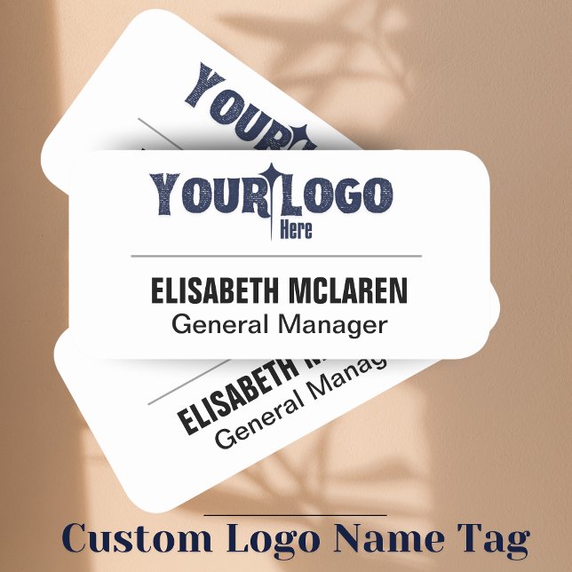 Magnetic Employee Name Tag - Customisable for Prof (Magnetic Employee Name Tag - Customizable for Professional Use)