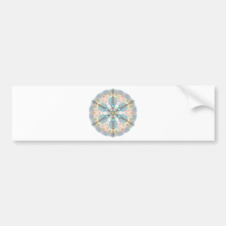 Magnetic Energy Mandala Bumper Sticker