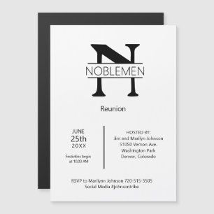 Magnetic Family Reunion Minimal Monogram