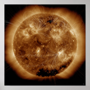 Magnetic field lines on the Sun 2 Poster