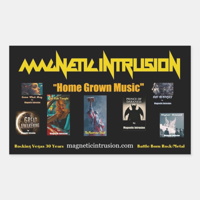 Magnetic Intrusion Sticker (Front)