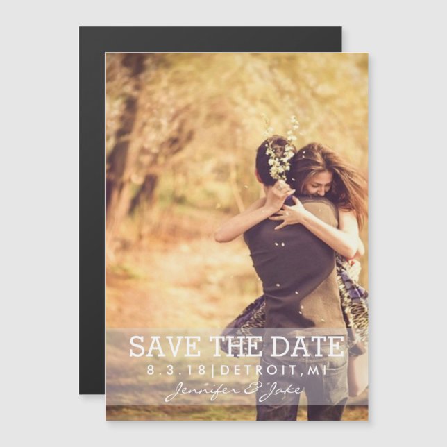 Magnetic Invite - Save the Date II (Front/Back)