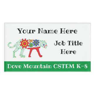 Magnetic Name Tag