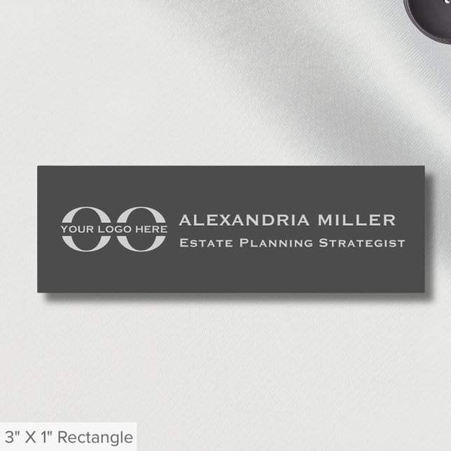 Magnetic Name Tag with Custom Logo (Creator Uploaded)