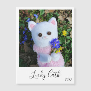 Magnetic Personalised Elegant Instant Photo Card