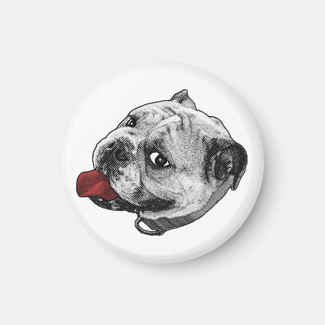 Magnetic Red Joy Magnet (Front)