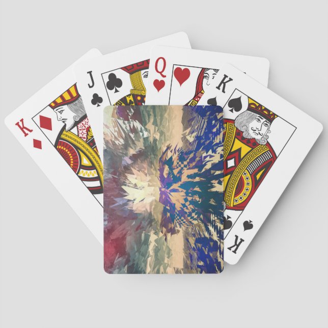 Magnetic Storm Playing Cards (Back)