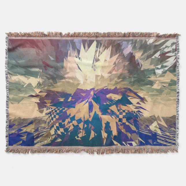 Magnetic Storm Throw Blanket (Front)