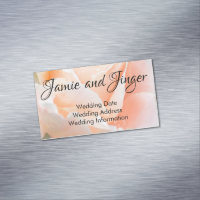 Magnetic Wedding Reminder Cards