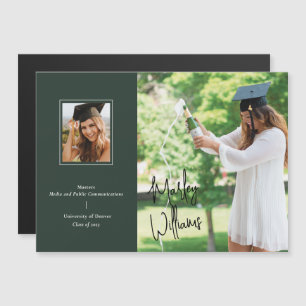 MagneticGreen Signature Graduation Announcement