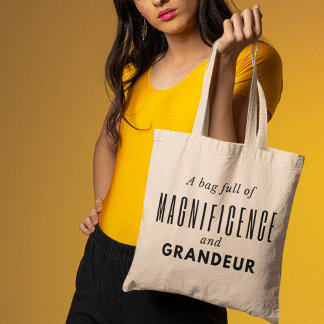 Magnificence & Grandeur Modern Stylish Tote Bag
