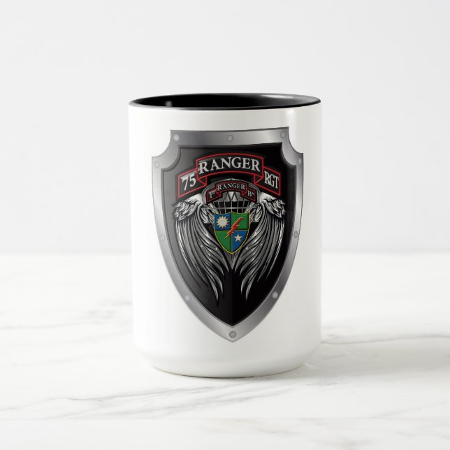 Magnificent 1st Bat 75th Ranger Regimental Scroll Mug (Center)